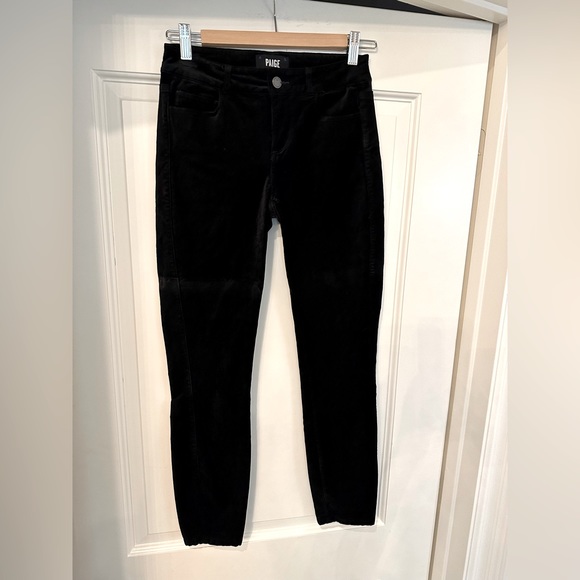 Paige Verdugo Ankle black velvet pants - Picture 7 of 7